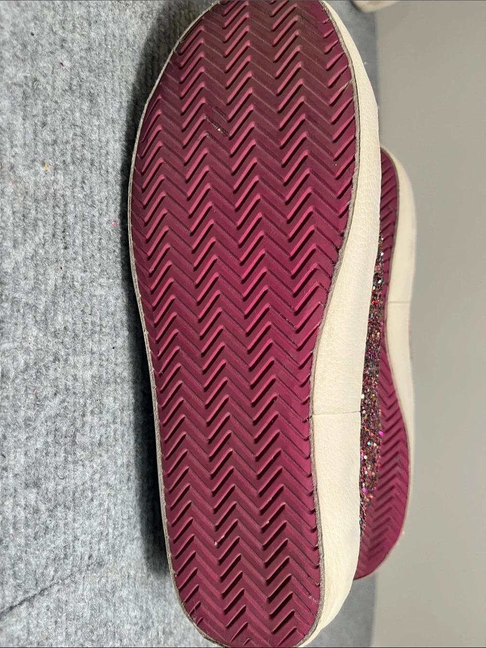 kate spade Glitter Lace-Up Sneakers in Multi-Pink